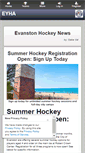 Mobile Screenshot of evanstonhockey.com